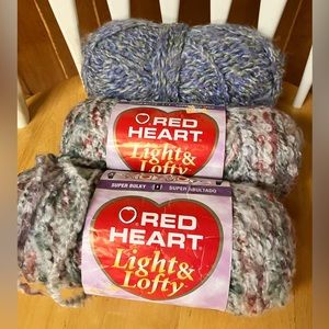 3 skeins of yarn